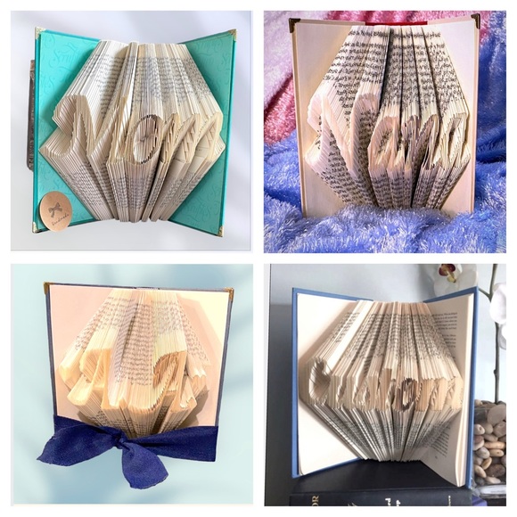 “Mom” 𝑯𝒂𝒏𝒅𝒎𝒂𝒅𝒆 Book Folding Gift! 🎁 - Picture 6 of 11
